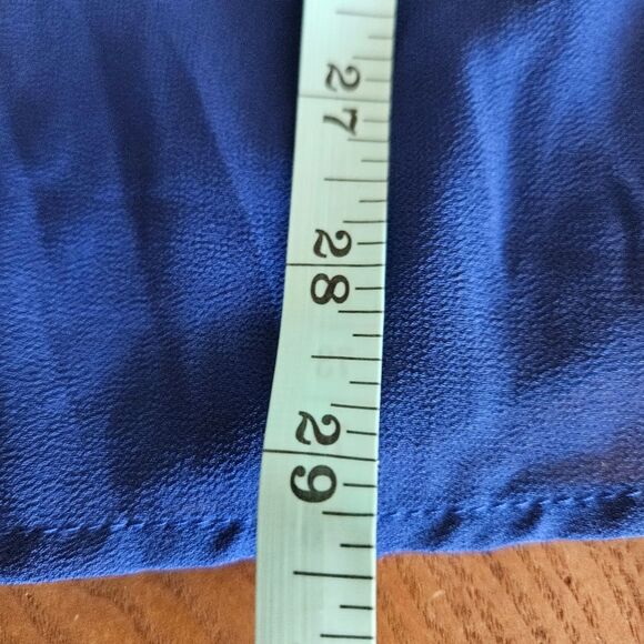 Deep Blue Women’s M Cold-Shoulder Stretch Party Dress – Wedding Guest Chic - Picture 5 of 9